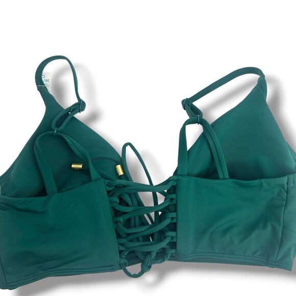 NEW Mix & Match Bikini Set Size Large 36/38C Green Tropical Coco Reef Raisins - Picture 13 of 15